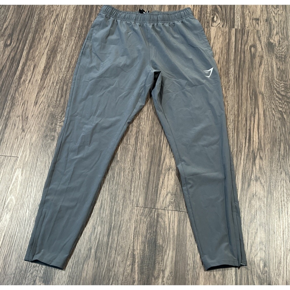 Gymshark Men's Arrival Woven Jogger Lightweight Grey Slim Fit Size S